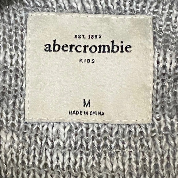Abercrombie Kids Grey Vneck Sweater - Picture 4 of 5
